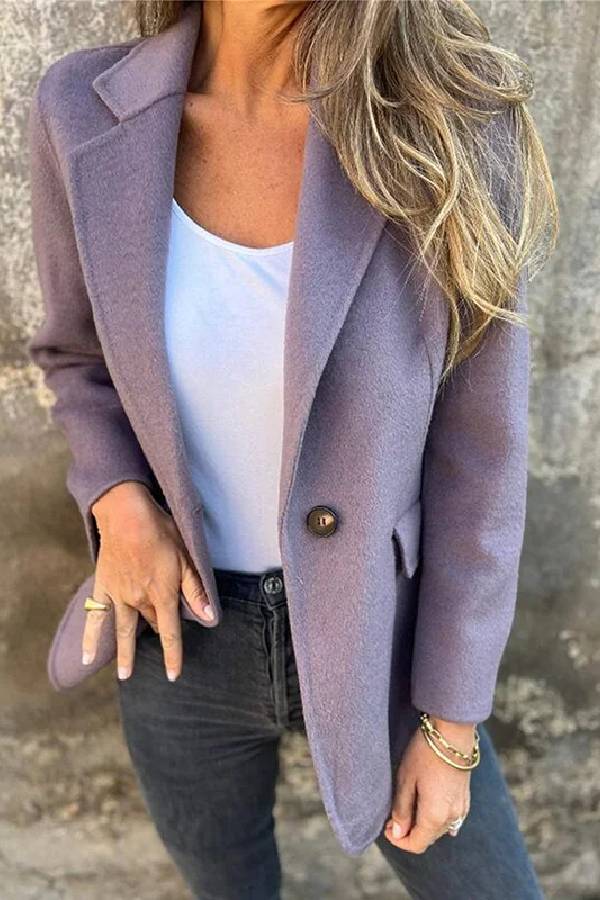 Fashionable and versatile lapel jacket
