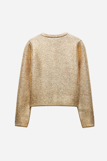 Brook Gold Knit Cardigan