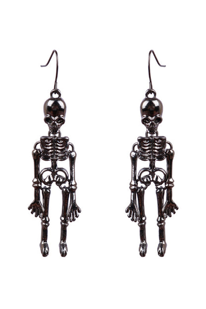Halloween Dark Style Skull Earrings