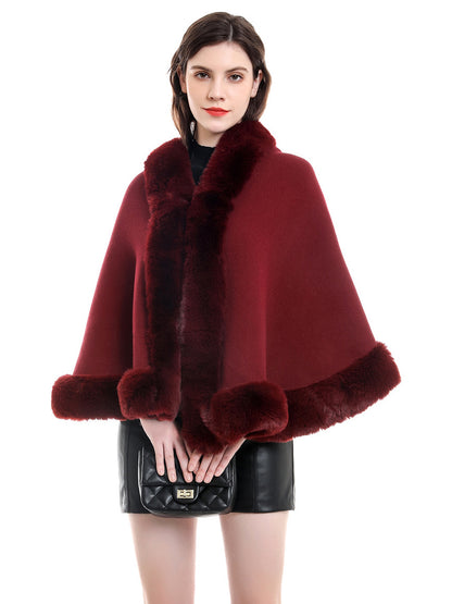 Wedding Cape Faux Fur Shawl Bridal Winter Outerwear