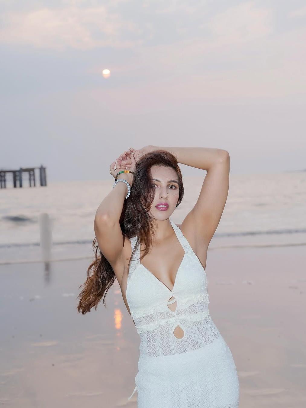 Ruffle Cutout Backless Maxi Dress