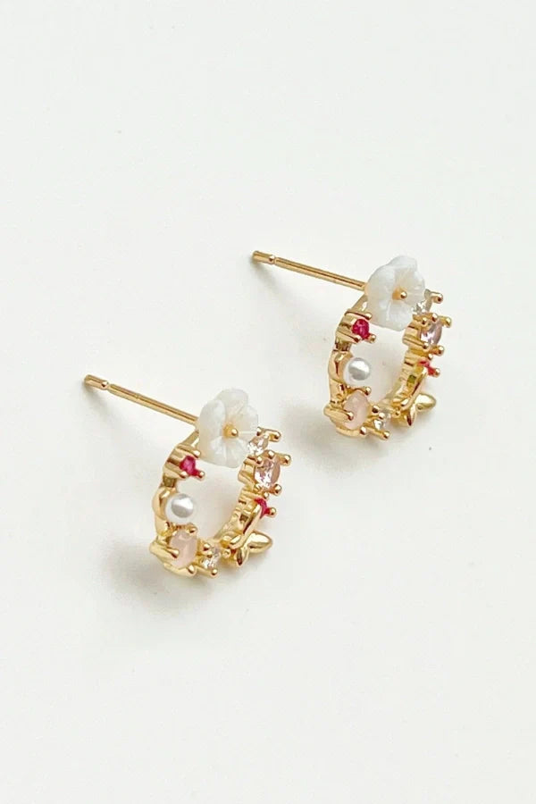 Floral Ecnhanting Earrings