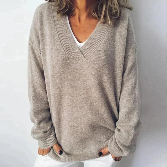 | Women's Spring V Neck Sweater