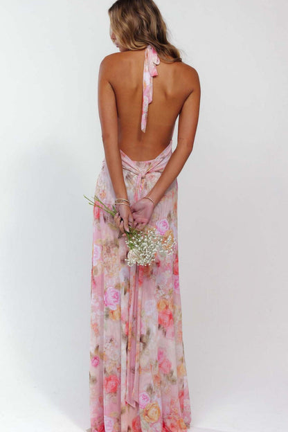 Camoni Polka Dot Diary Maxi Dress