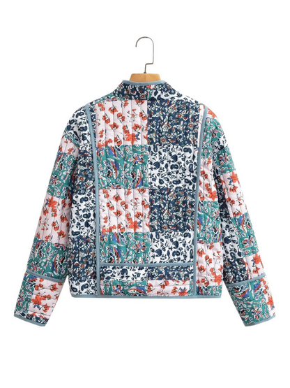 Analiese Printed V-Neck Jacket