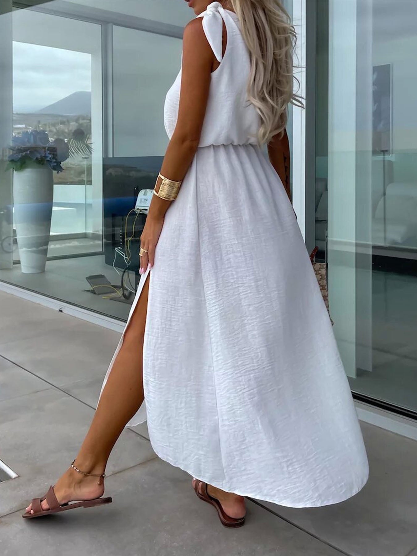 Sexy Slit Dress