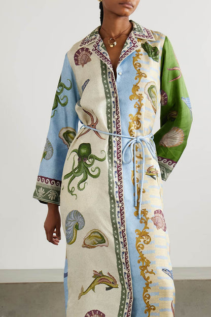 Breezy Grove Cotton-Linen Kimono