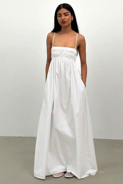 Summer Silhouette Backless Dress