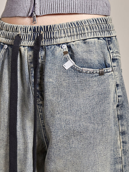 American retro straight Boyfriend Jeans