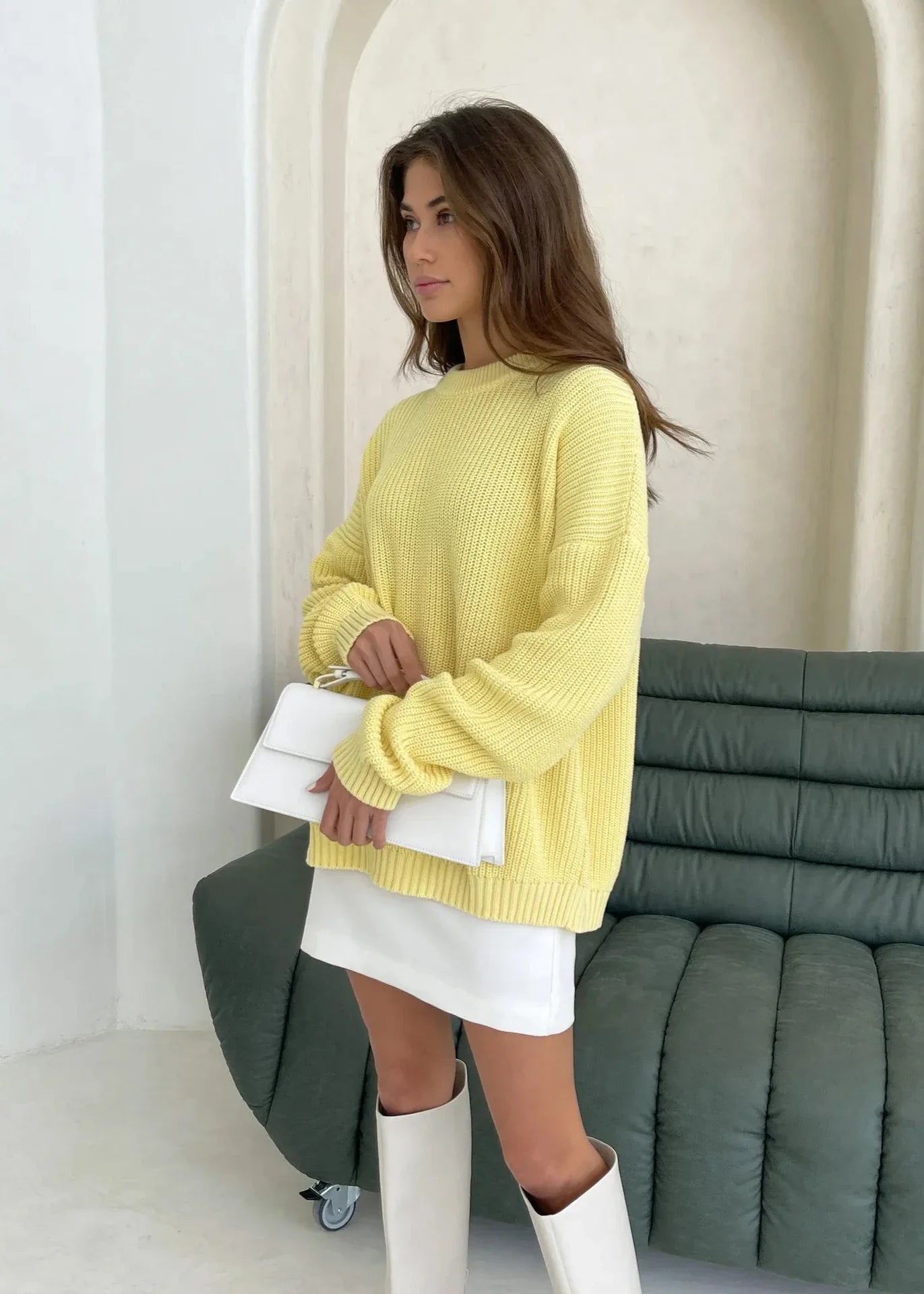 Sunshine Knit Oversized Sweater