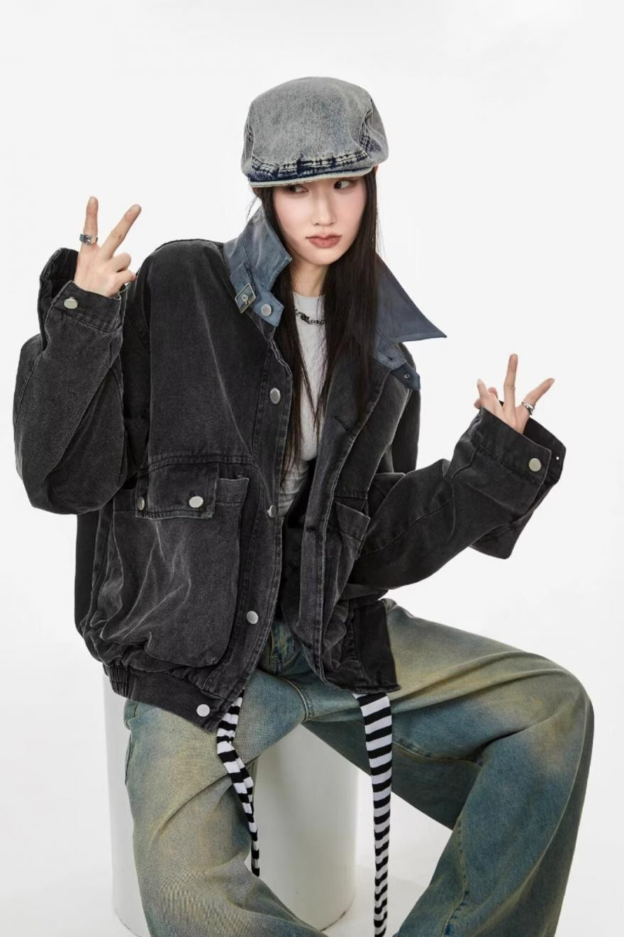 Relaxed Fit Workwear Pocket Jacket