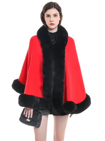 Wedding Cape Faux Fur Shawl Bridal Winter Outerwear