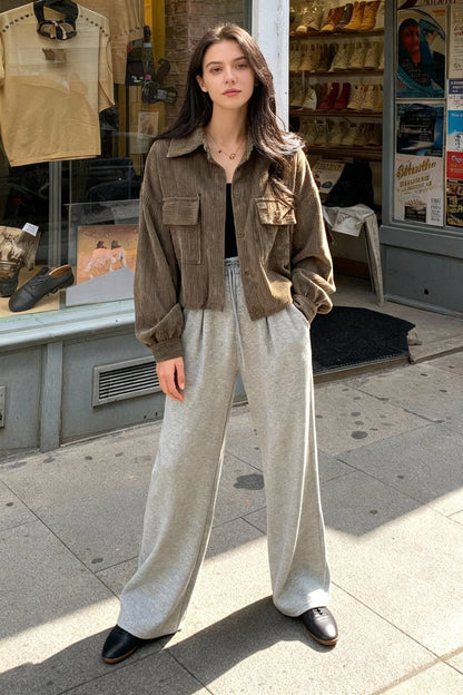 Fashion Casual Comfy Corduroy Jacket
