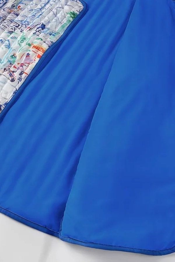 Graffiti Print Cotton Shorts Set