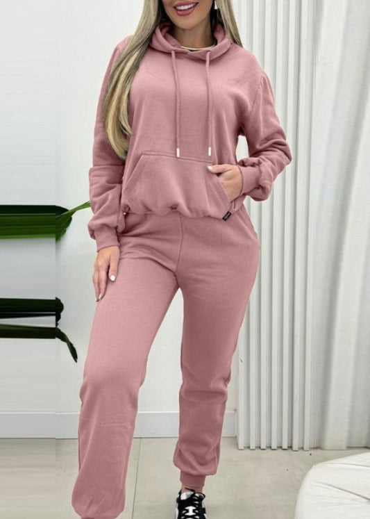 Hooded Sweatshirt and Jogger Set