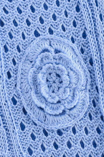 Hollow Out Crochet Maxi Dress