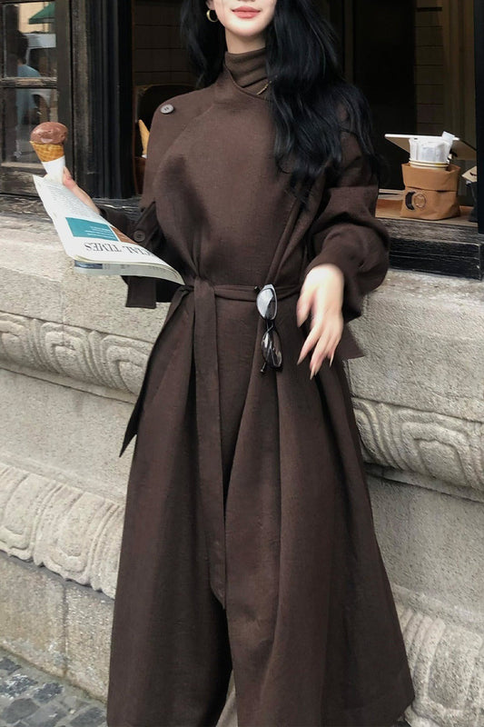 Autumn Women's Lightweight Long Overcoat