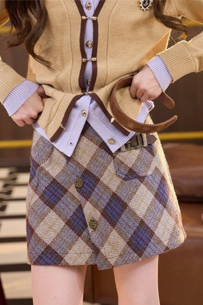 Tartan Mini Skirt