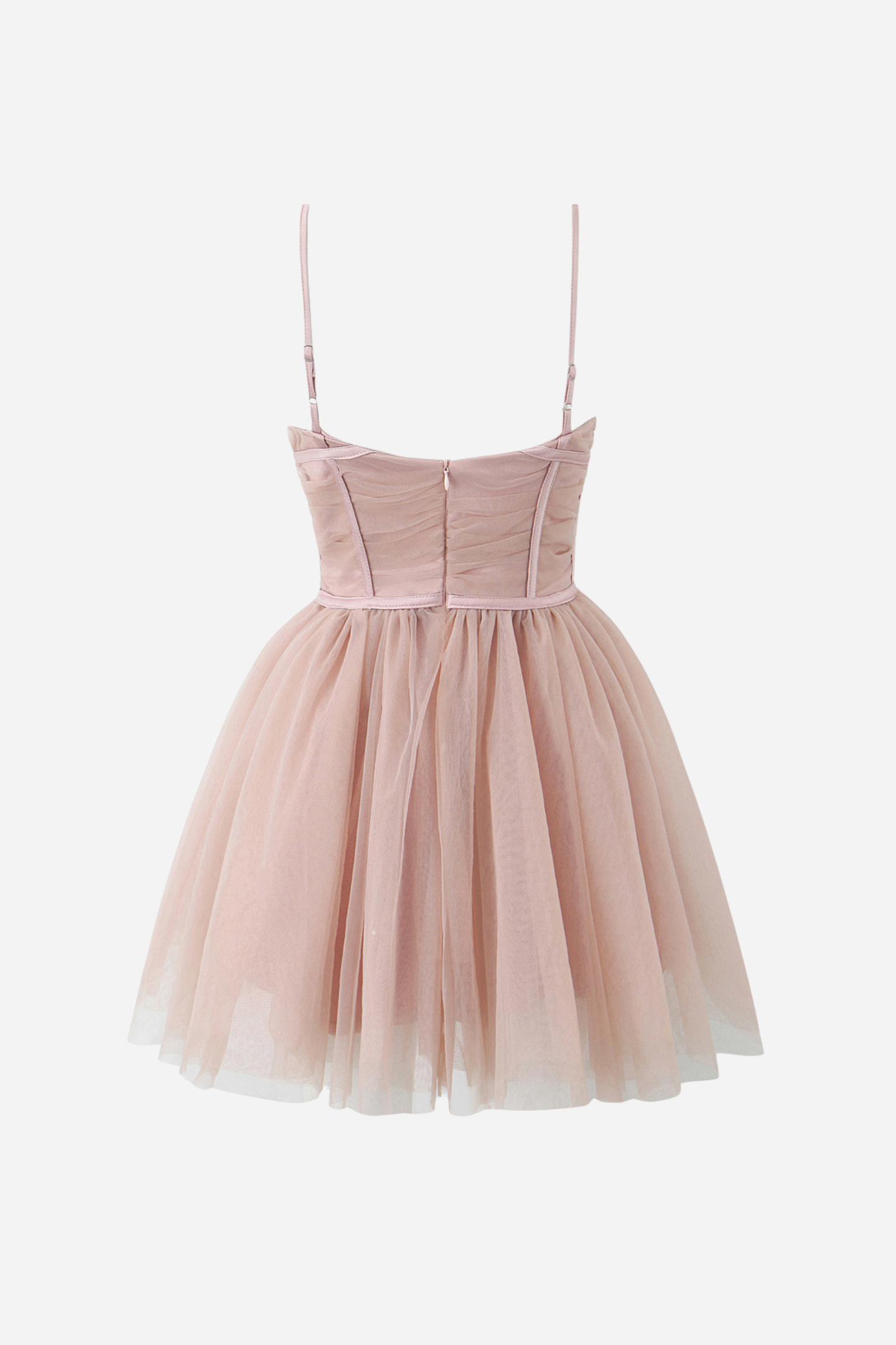 Myrna Bowknot Mesh Mini Slip Dress