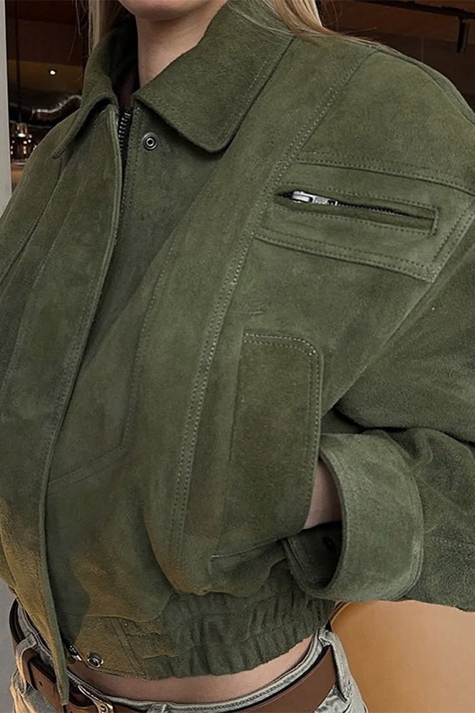 Vintage Short Motorcycle Jacket