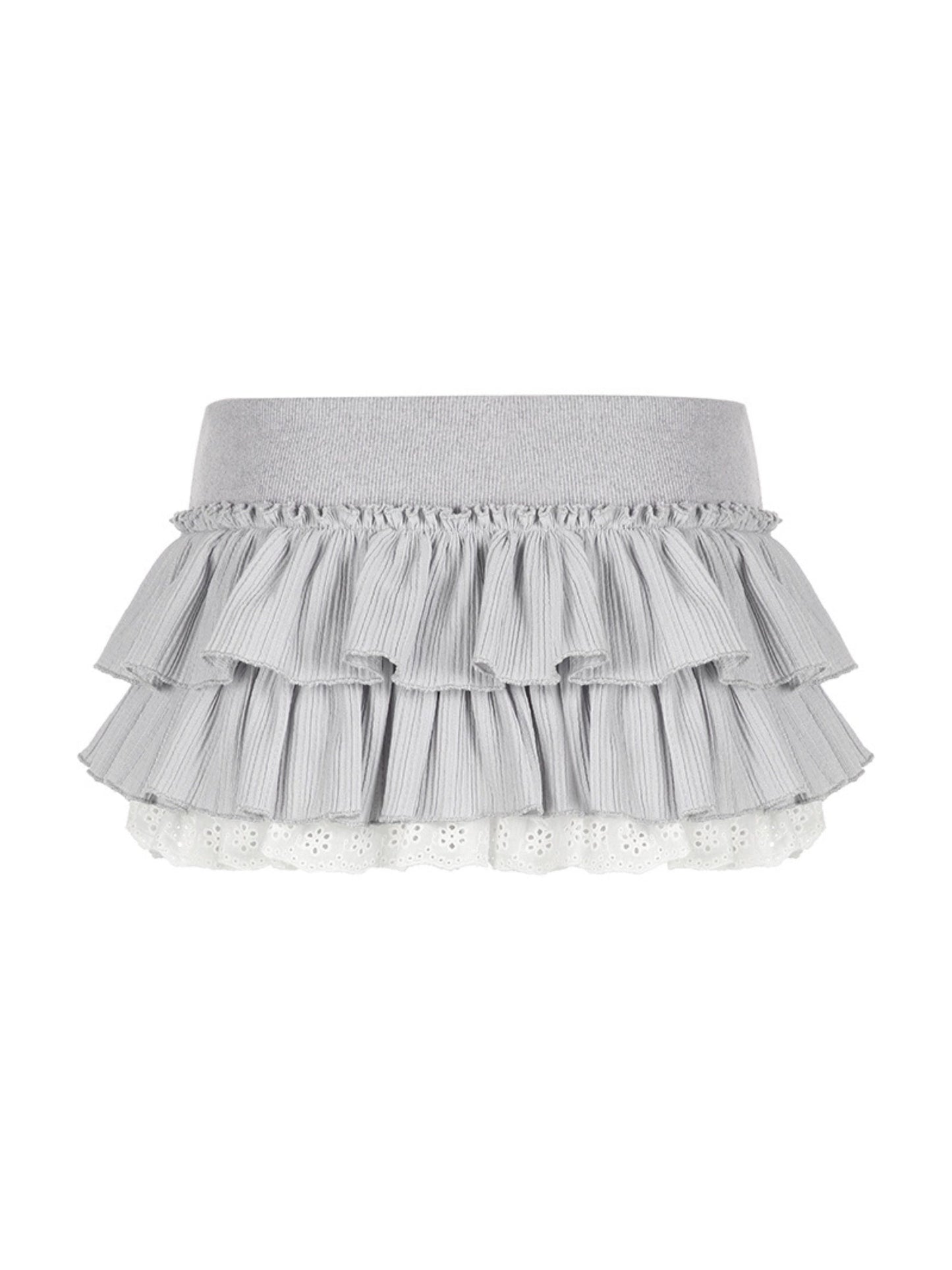 Layna Low Waist Ruffle Mini Skirt