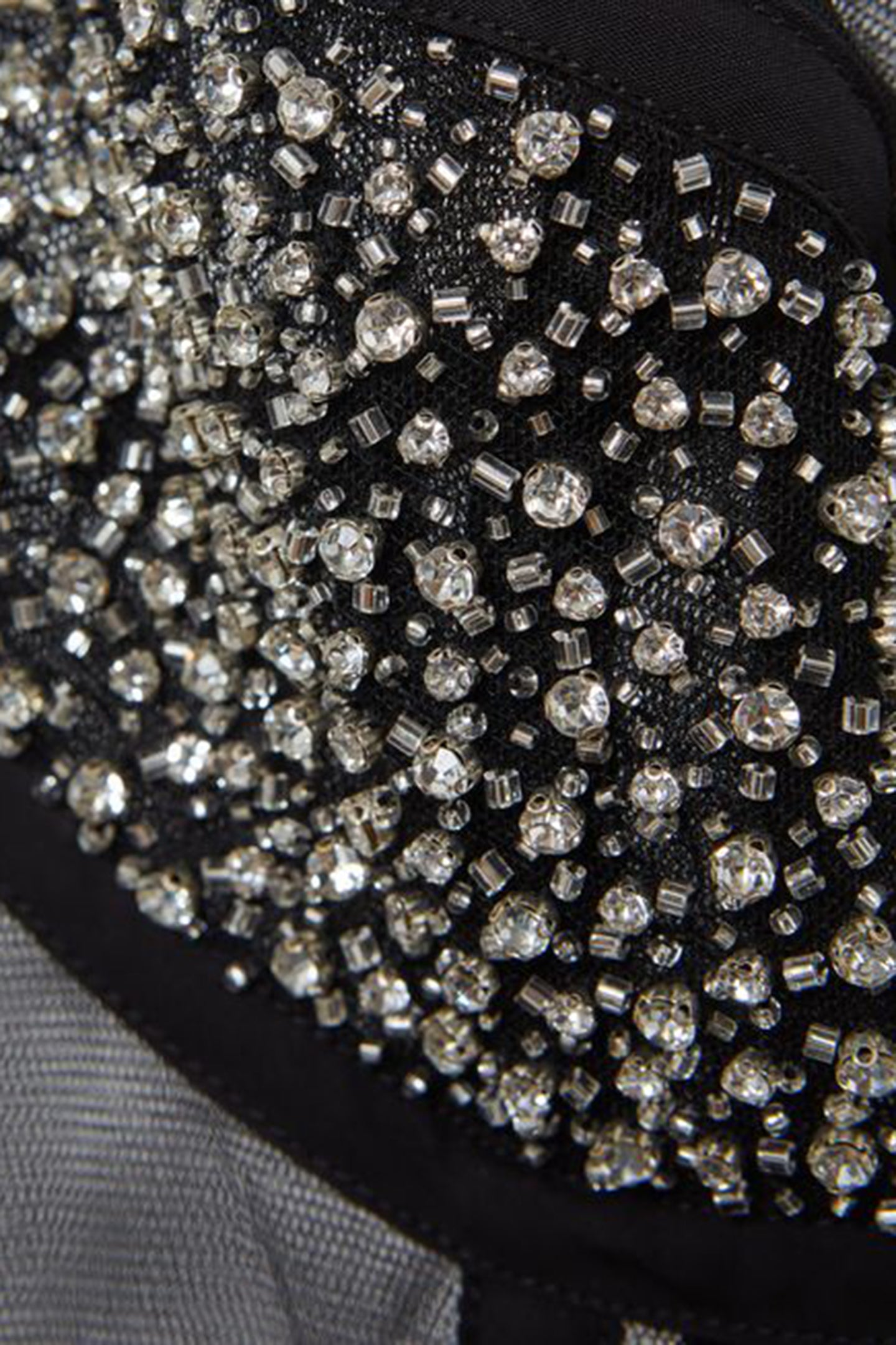 Stephanie Crystal Embellished Cutout Maxi Dress