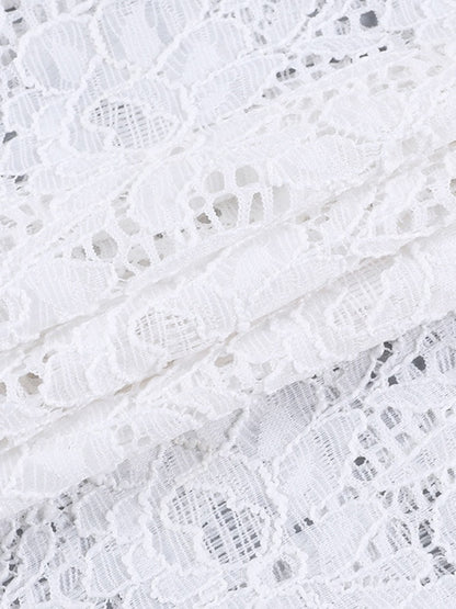 Lace Fungus Strap Tie Up Cami Top