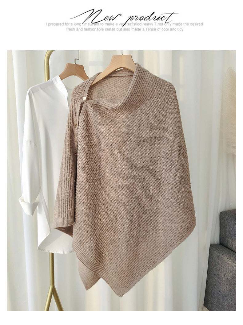 Cape Coat Poncho Scarf Shirt