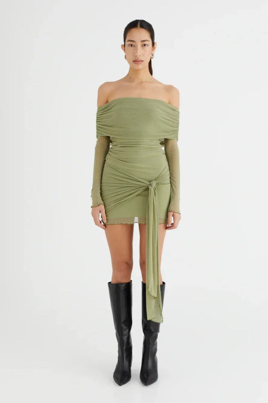 Yasmin off Shoulder Mini Dress