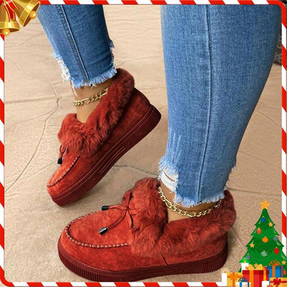 AmyVictoria™ - Comfy Platform Suede Slip-On Winter Slippers