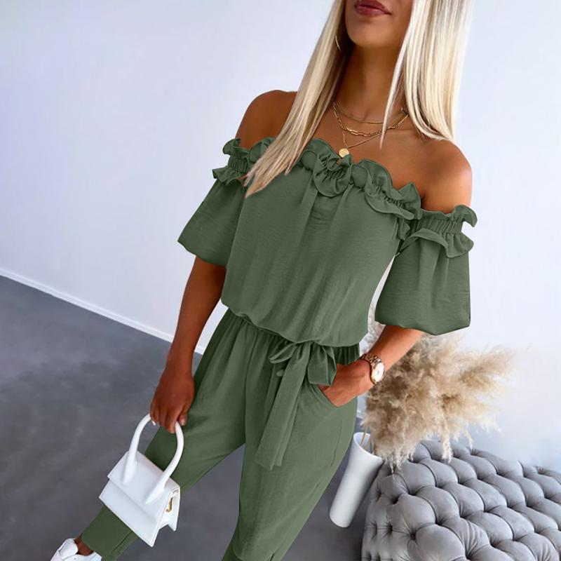 Lila | Off Shoulder Jumpsuit