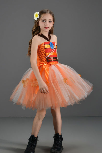 Island Princess Dress Kid Halloween Costume