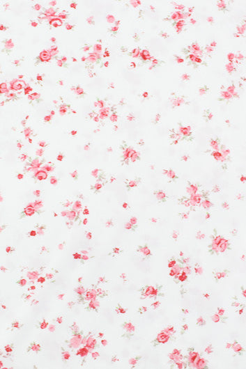 Floral Slim Mermaid Midi Skirt