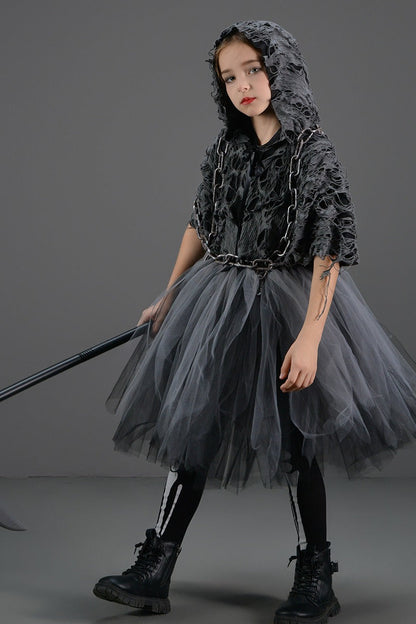 Dark Reaper Tutu Kid Halloween Costume