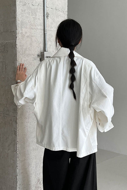 Utility Lapel Fleece Jacket