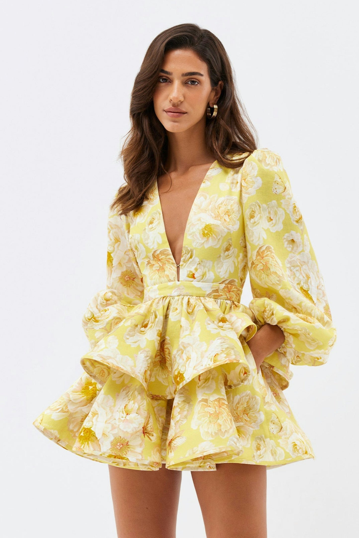 Amaya | Floral Ruffle Dress