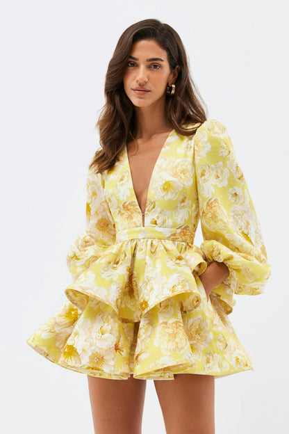 Amaya | Floral Ruffle Dress