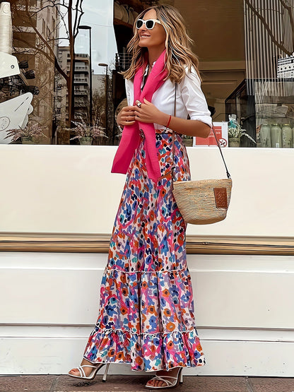 Floral Half Dress