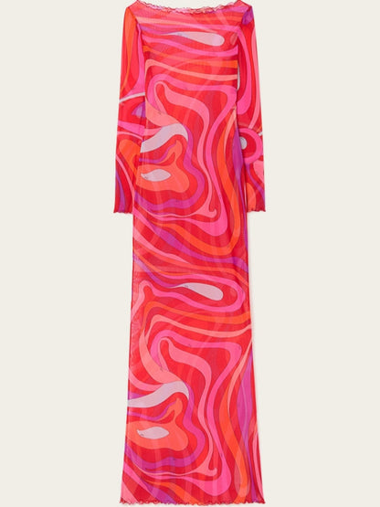 Marm Chiffon Maxi Dress