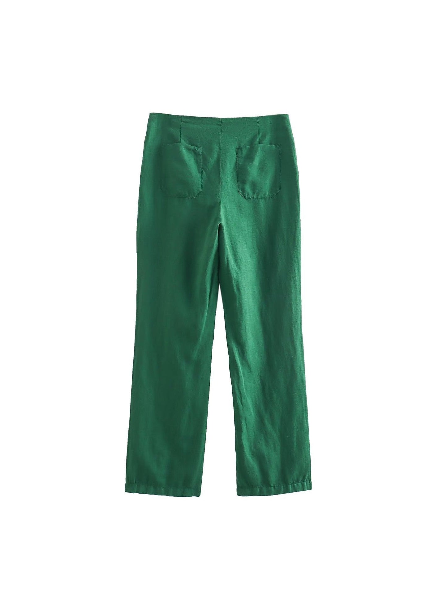 Halterneck Vest Waist Coat & Wide Leg Pants Coord Set