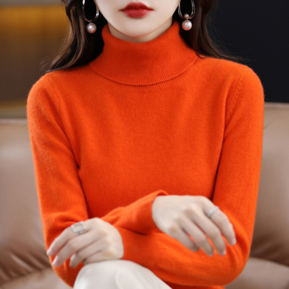 | Women’s Winter Turtleneck Knit Sweater
