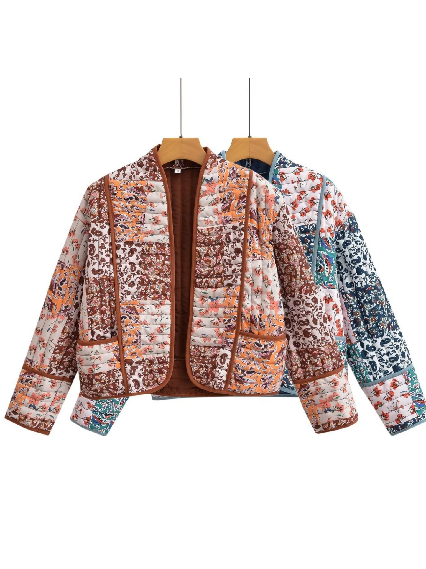 Analiese Printed V-Neck Jacket