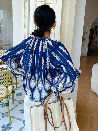 Brooke Classic Crew Neck Hollowed Top