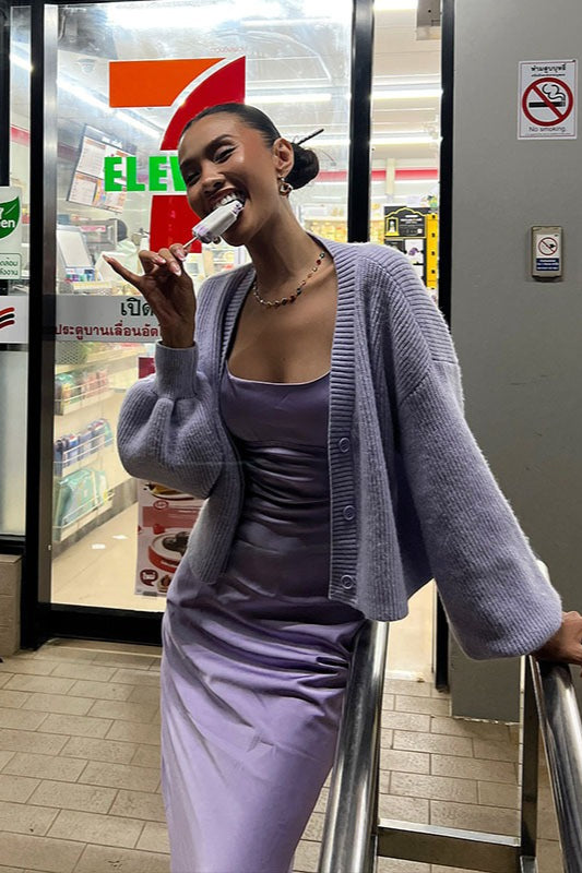 Pearl Satin Slim Fit Backless Cami Elegant Maxi Dress