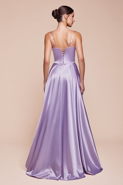 Elegant Strapless Maxi Formal Dress