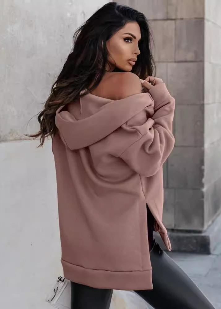 Sporty Zip-Up Hoodie with Pockets