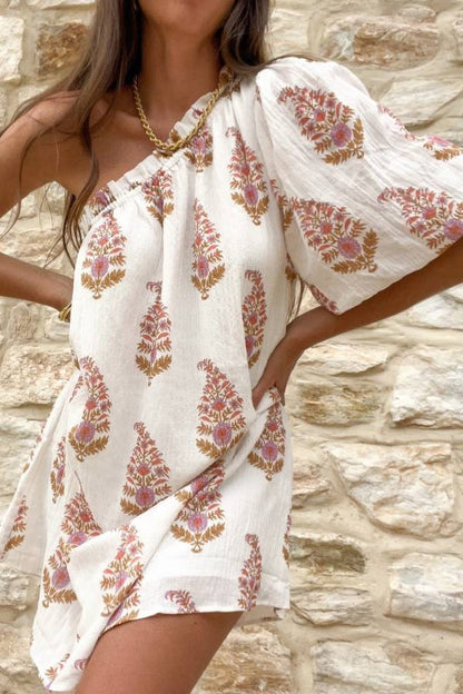 Casual Lantern Sleeve Dress