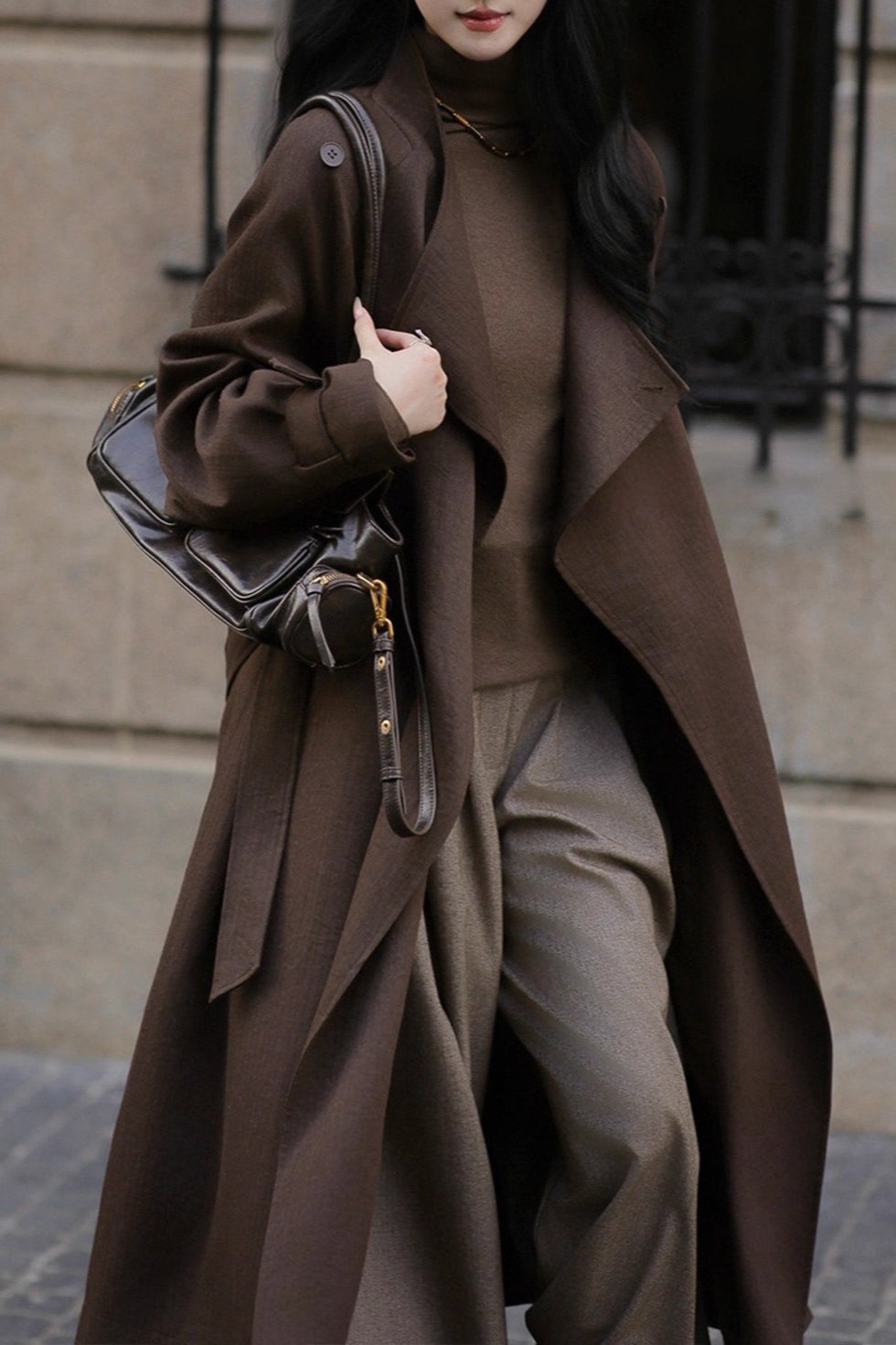 Autumn Women's Lightweight Long Overcoat