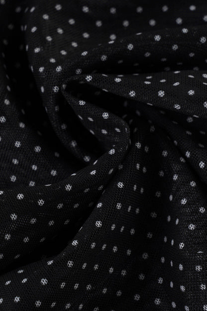 Retro Polka Dot Tie Mini Skirt