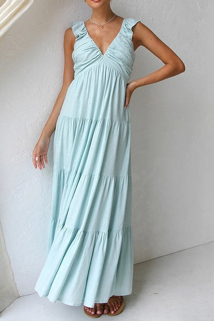 Elegant Off The Shoulder Lace Bohemian Boho Dress